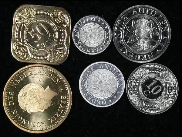 Netherlands Antilles Set of 6 Coins